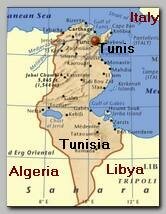 Tunisia map