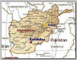Kandahar, Afghanistan map