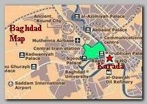 Baghdad map, Karada