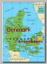 Denmark, Copenhagen map
