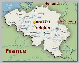 Belgium map